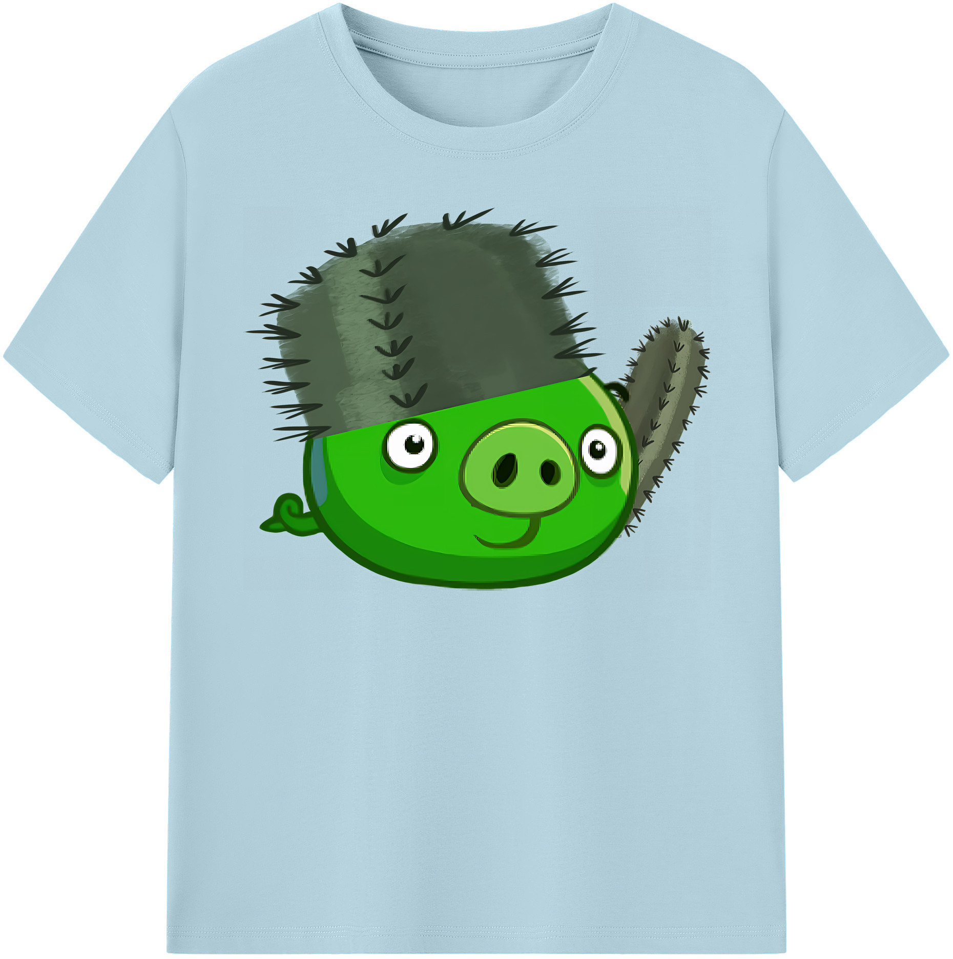 Angry Birds アングリーバード 綿100％半袖Tシャツ（フロントプリント）